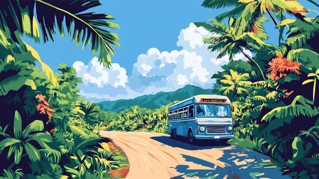 Moorea : toujours la galère des bus scolaires à chaque rentrée