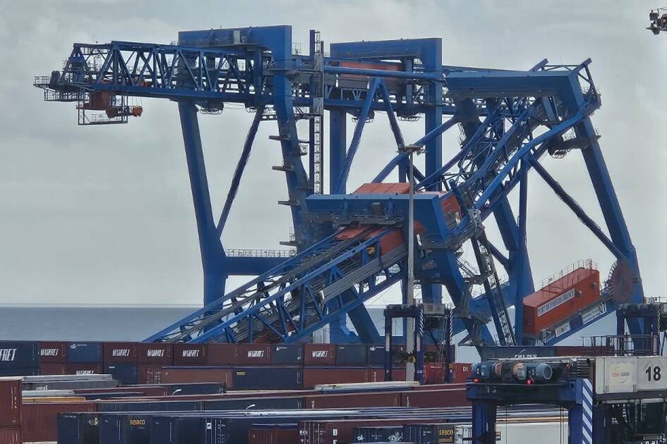 Martinique : effondrement d’un portique flambant neuf au Grand Port Maritime, deux blessés légers