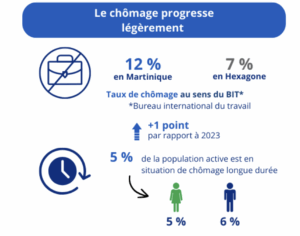 Insee chômage Martinique