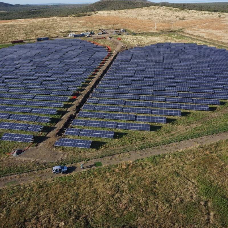 Nouvelle-Calédonie : le chantier photovoltaïque de Baco progresse