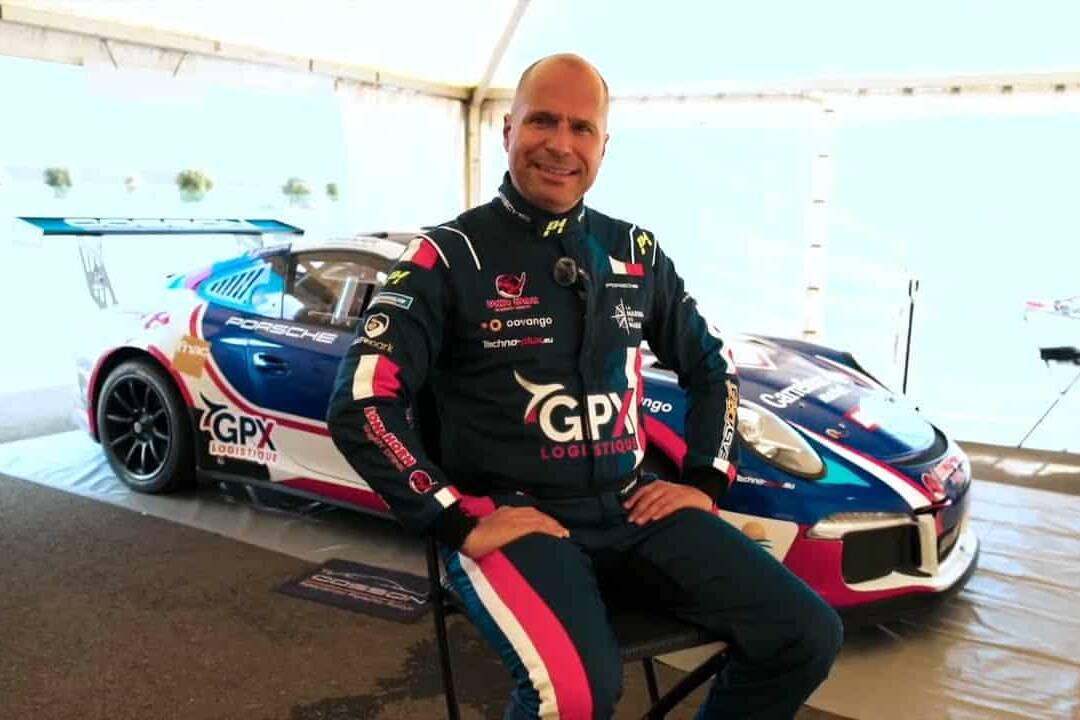 Simon Jean-Joseph en Porsche au rallye Cœur de France