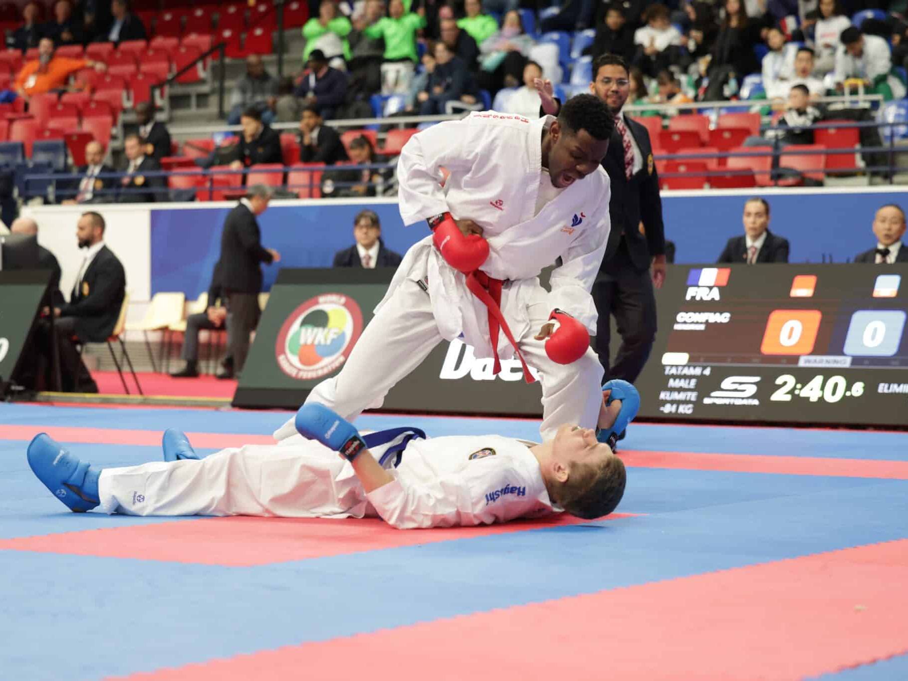 Hendrick Confiac, l’héritier du karaté français guidé par Kenji Grillon