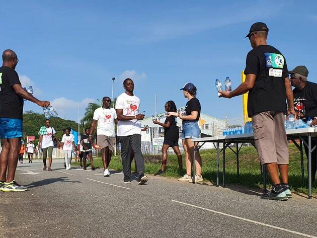 Kourou : plus de 1 300 participants pour la 28e marche du cœur