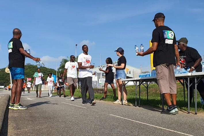 Kourou : plus de 1 300 participants pour la 28e marche du cœur