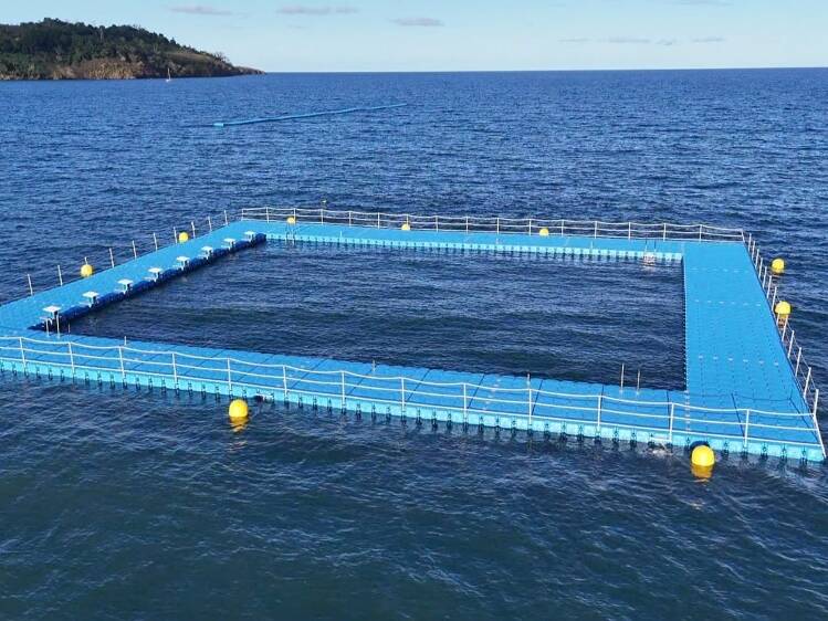 Mayotte : Bandrélé montre la voie avec son premier bassin flottant dédié à l’apprentissage de la natation