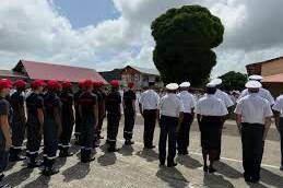 Guyane Hommage solennel au caporal chef Samuel Sophie pompier de Kourou emporté sur la route
