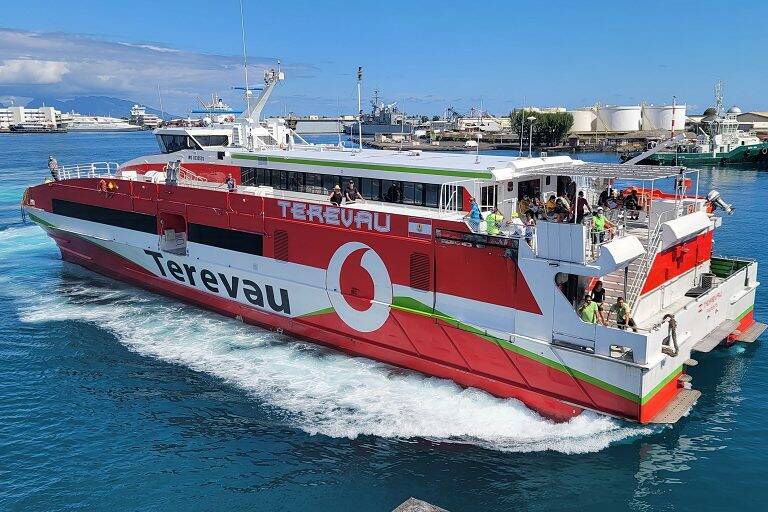 Transport maritime en Polynésie : le Terevau de nouveau immobilisé pour raisons de sécurité
