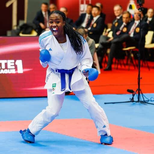 Thalya Sombé sur le toit du monde, la Guadeloupe tient sa reine du karaté