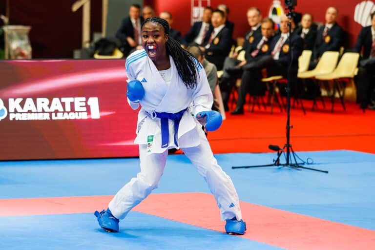 Thalya Sombé sur le toit du monde, la Guadeloupe tient sa reine du karaté