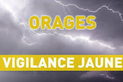 Vigilance jaune en Guyane : pluies et orages attendus jusqu’au lundi 12 janvier