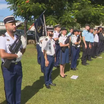 À Wallis, une cérémonie pour honorer les gendarmes « victimes du devoir »