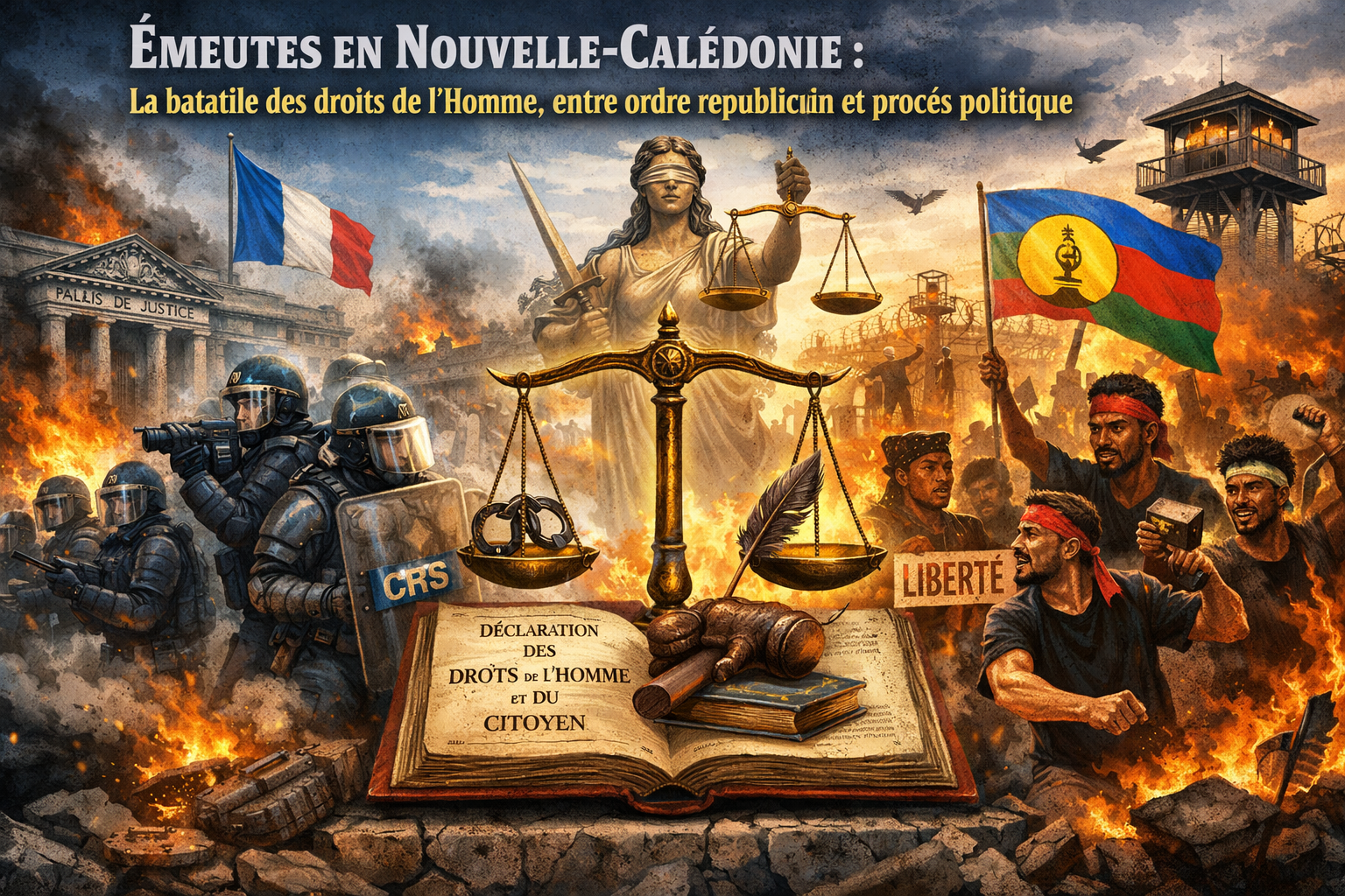 Émeutes en Nouvelle-Calédonie : la bataille des droits de l’Homme, entre ordre républicain et procès politique