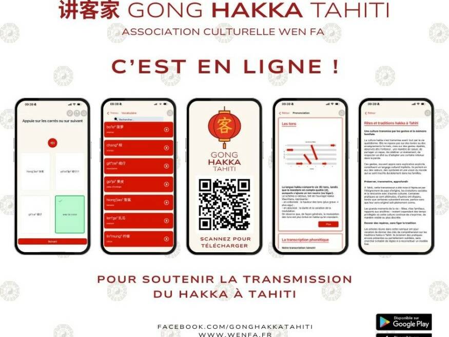 Polynésie : une application pour préserver la langue hakka