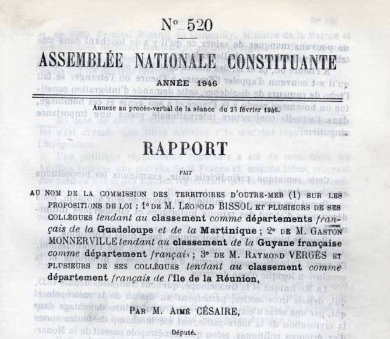 Comment les demandes d’autonomie en 2026 trahissent l’esprit de la loi de départementalisation d’Aimé Césaire et de Gaston Monnerville il y a 80 ans.