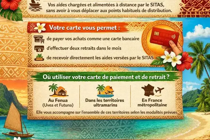 Wallis-et-Futuna : une carte prépayée pour moderniser le versement des aides sociales