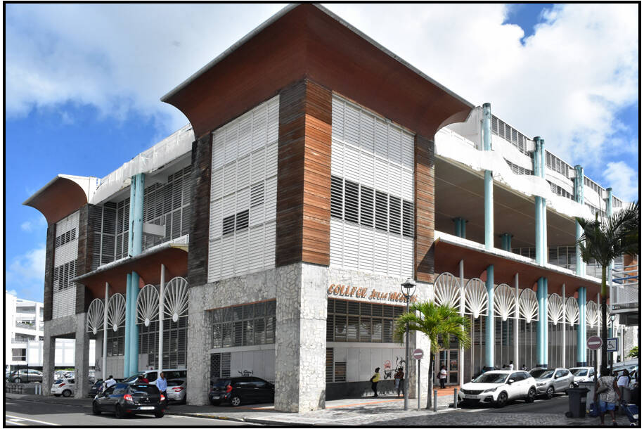 Martinique : débrayage au collège Julia-Nicolas après l’agression d’un adulte-relais