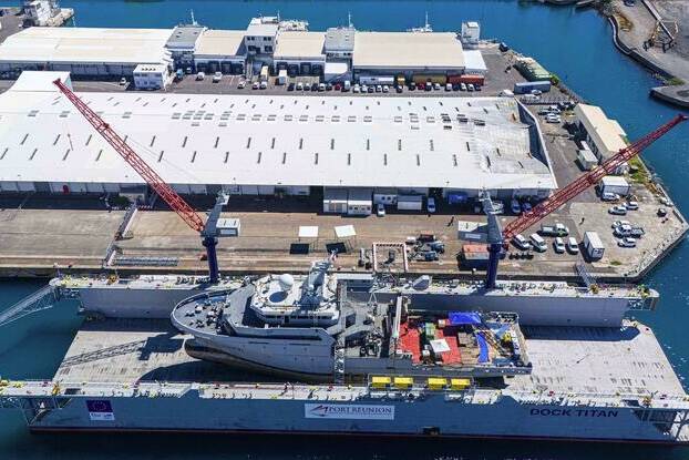 Réparation navale : La Réunion franchit un cap avec le succès du dock Titan