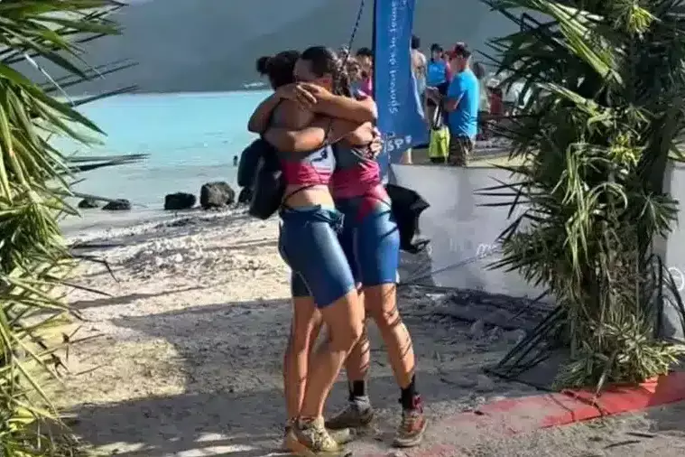 Deux Calédoniennes remportent le swimrun XL de Moorea