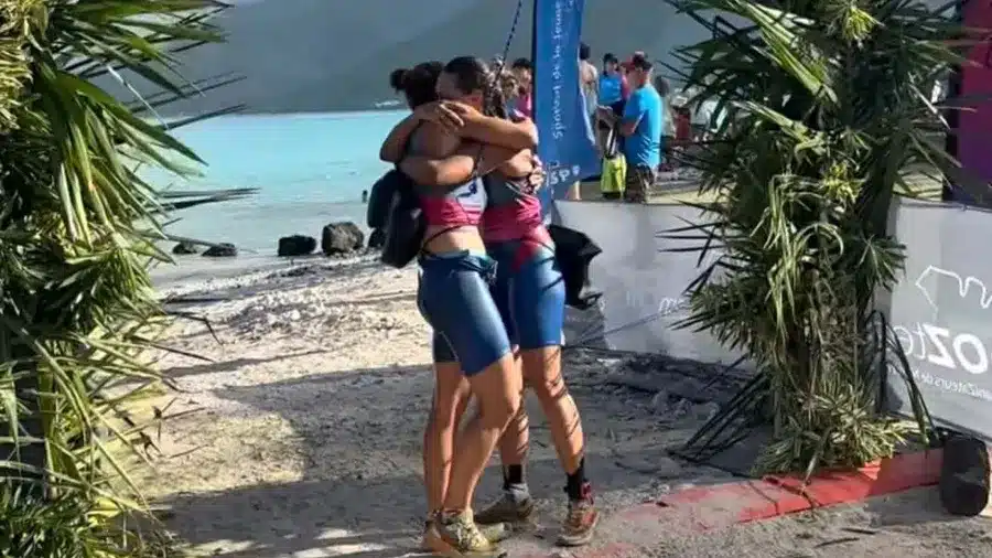 Deux Calédoniennes remportent le swimrun XL de Moorea