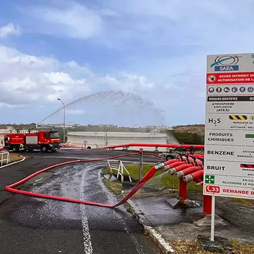 Martinique : la SARA teste un scénario catastrophe pour renforcer sa préparation aux risques industriels