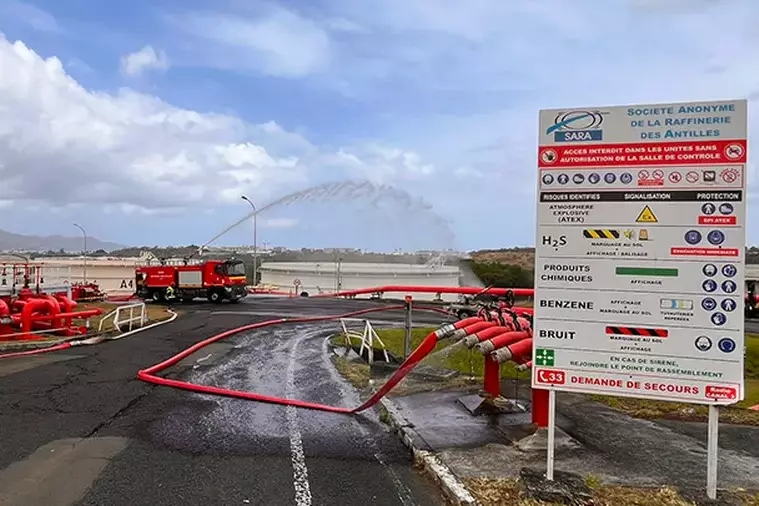 Martinique : la SARA teste un scénario catastrophe pour renforcer sa préparation aux risques industriels