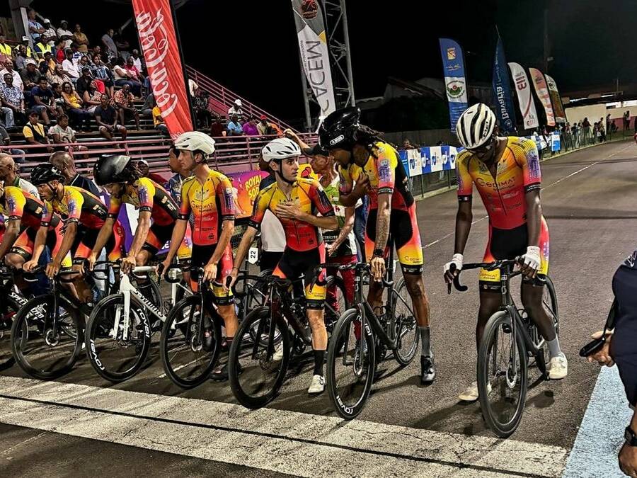 Critérium du Lamentin : Axel Zaméo s’empare du premier maillot jaune avant une étape décisive