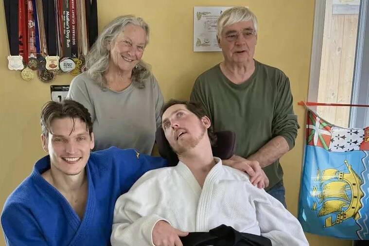 Guillaume Claireaux, judoka tétraplégique, décroche sa ceinture noire à Saint-Pierre-et-Miquelon