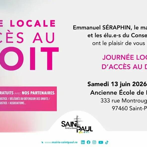 Saint-Paul : une journée gratuite d'accès au droit ce samedi à Bellemène