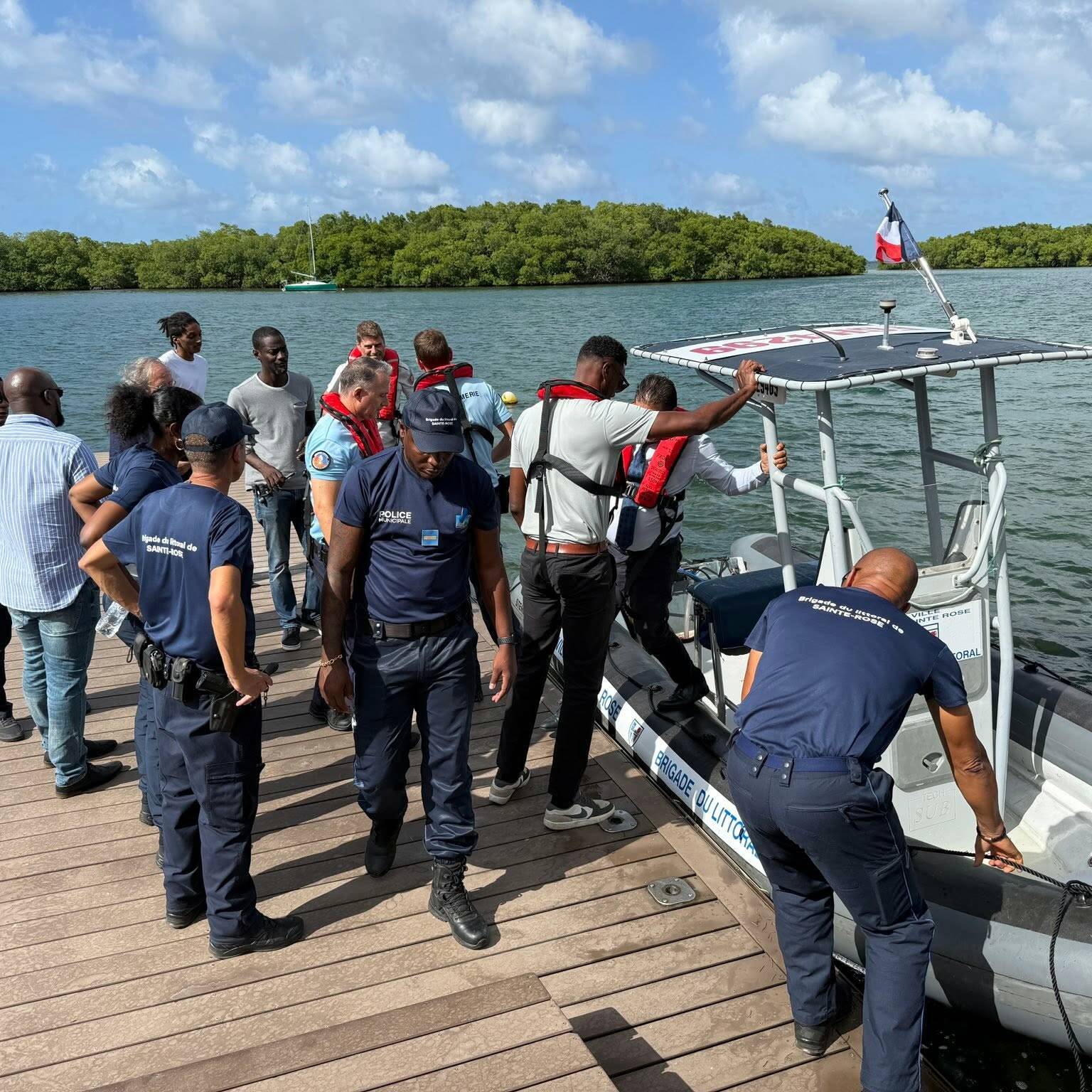 Guadeloupe : la brigade du littoral de Sainte-Rose intensifie la surveillance du Grand Cul-de-Sac Marin