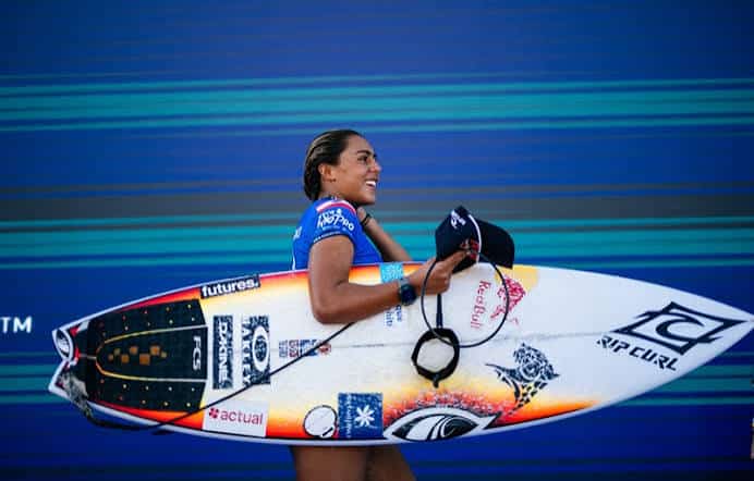 Surf : Tya Zebrowski retrouve Teahupo'o avec l'ambition de confirmer son ascension mondiale