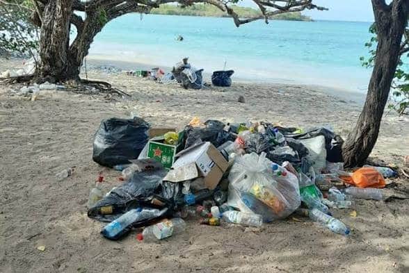 Martinique : 30 m³ de déchets ramassés après un after-yoles à l'Anse Meunier
