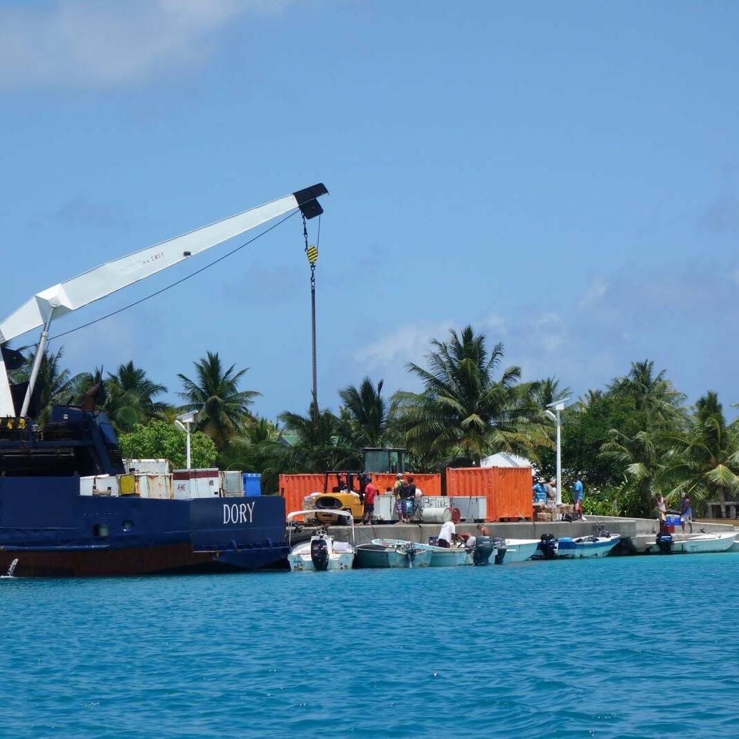 Polynésie : le nouveau cargo Dory 2 arrive à Papeete pour desservir les Tuamotu