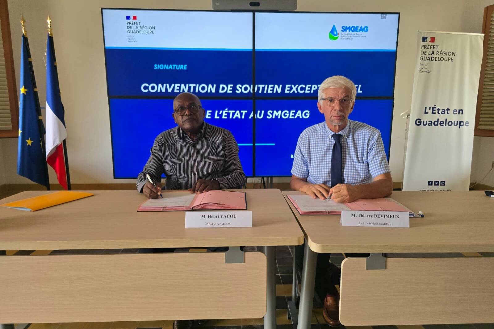 Guadeloupe : l’État débloque 14 millions d’euros pour soulager les entreprises créancières du SMGEAG