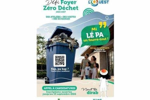 La Réunion : 60 foyers se lancent dans six mois de réduction des déchets dans l'Ouest