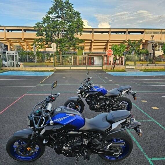 Polynésie : reprise des examens pratiques du permis moto sur le nouveau site de Pirae
