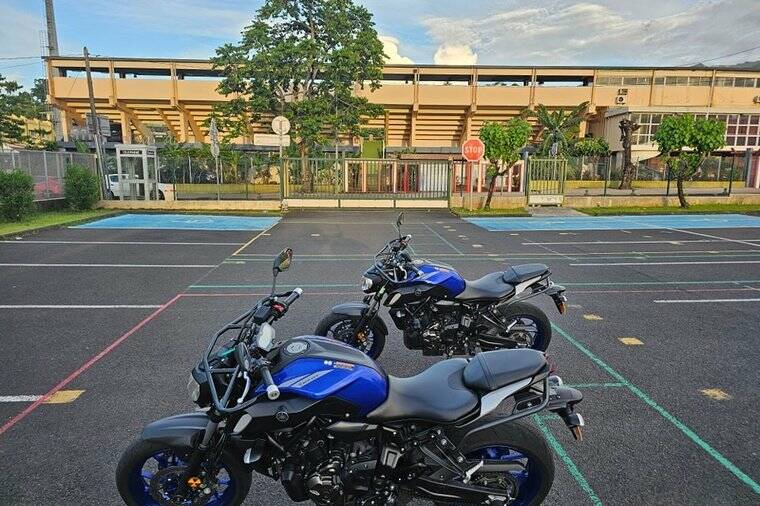 Polynésie : reprise des examens pratiques du permis moto sur le nouveau site de Pirae