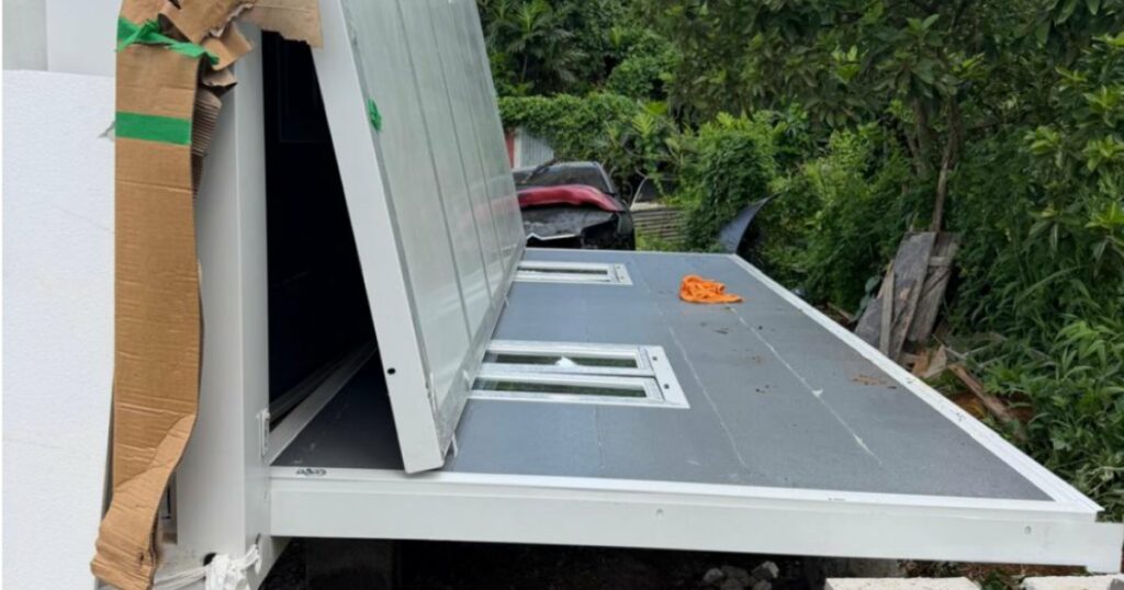 Aux Abymes, l’effondrement d’un container fait deux blessés dont un grave