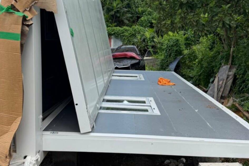 Aux Abymes, l’effondrement d’un container fait deux blessés dont un grave